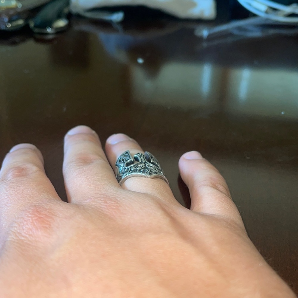 Trojan warrior fashion ring